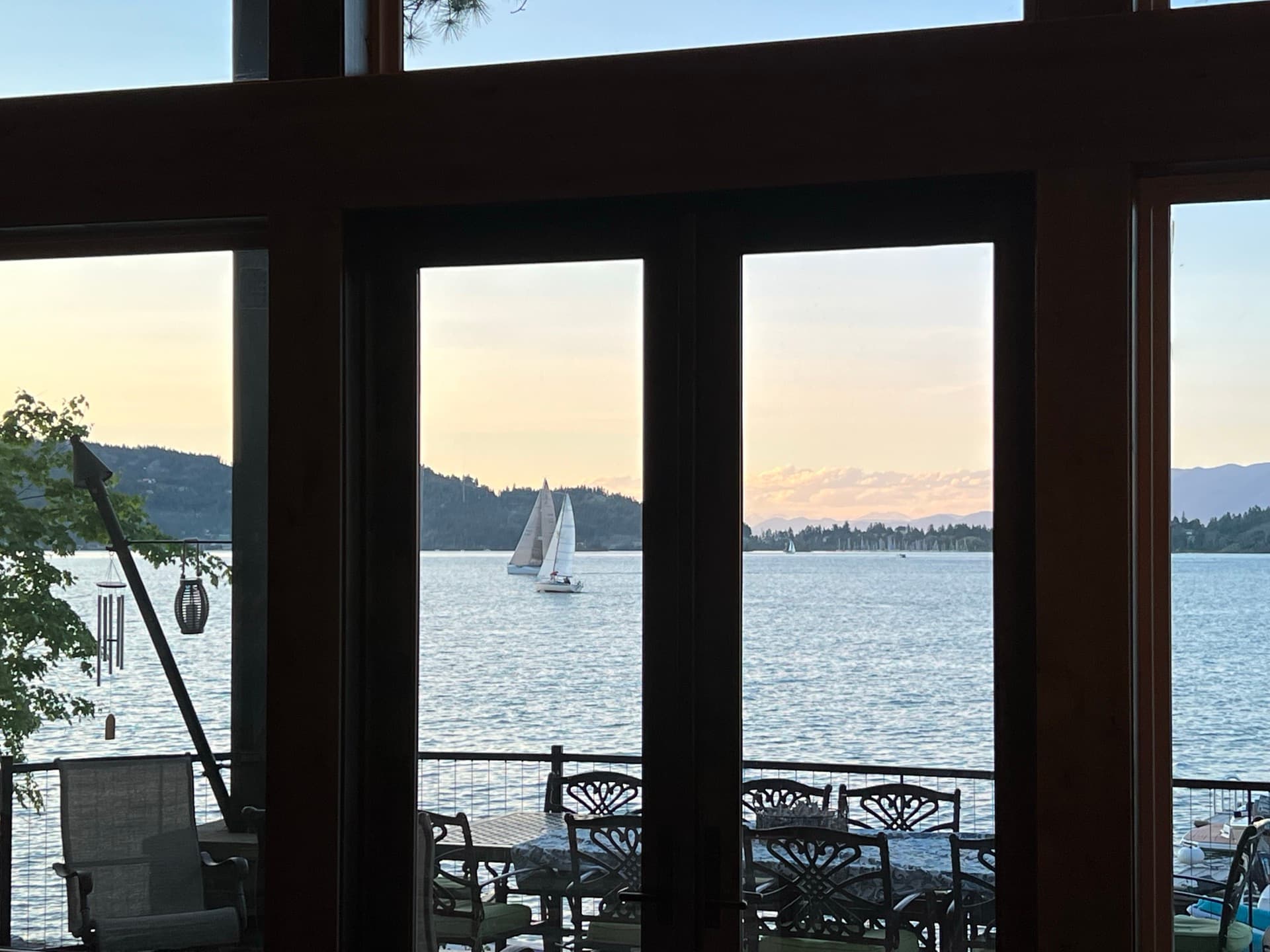 View from a Milbrandt custom home